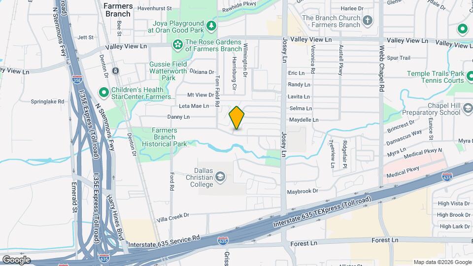 2737 Farmers Branch Ln Map and Location Details
