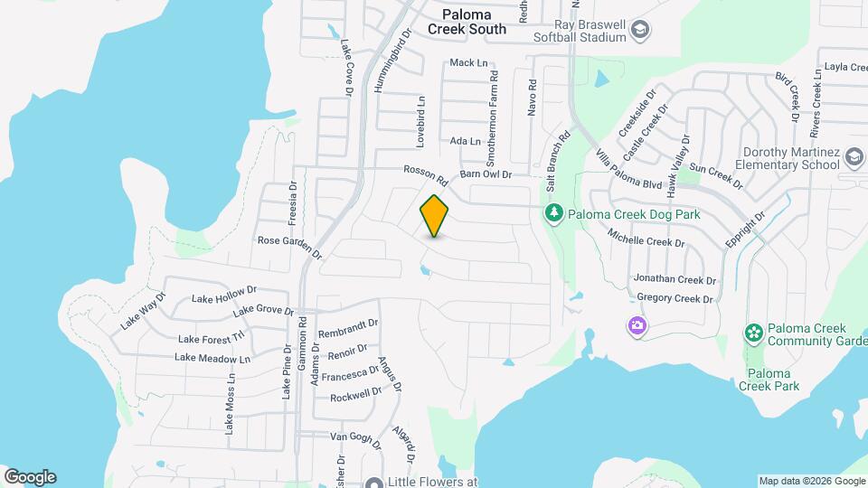 1521 Yellowthroat Dr Map and Location Details