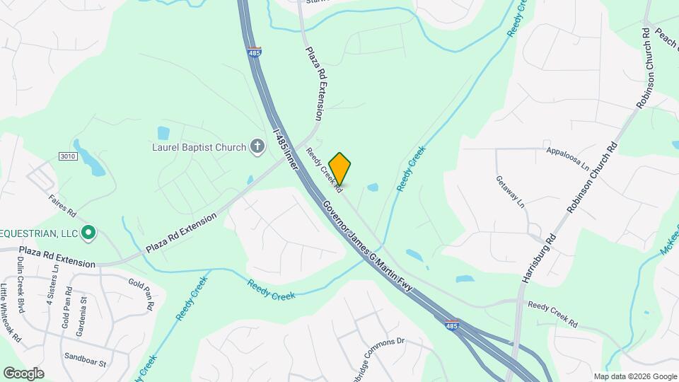 8621 Reedy Creek Rd Map and Location Details