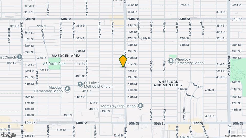 3404 42nd St Map and Location Details