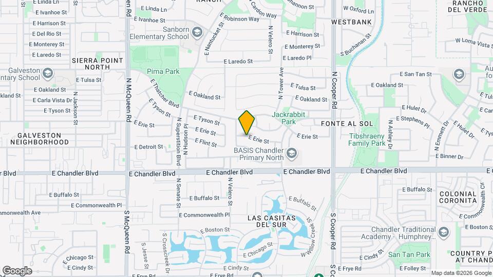 1561 E Erie St Map and Location Details
