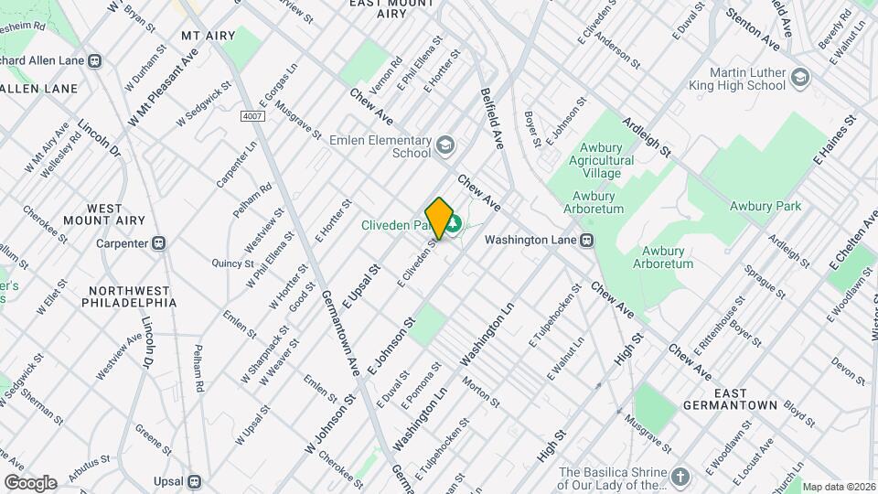 262 E Cliveden St Map and Location Details