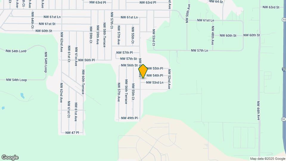 5469 NW 53rd Ln Map and Location Details