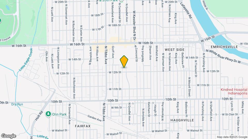 1210 N Goodlet Ave Map and Location Details