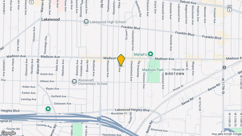 2041 Elbur Ave Map and Location Details