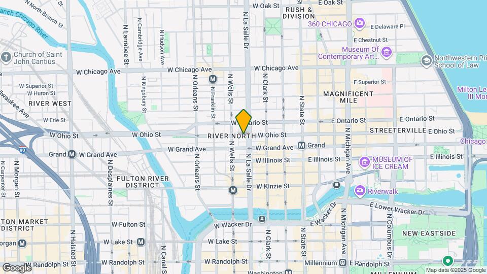 155 W Ohio St Map and Location Details