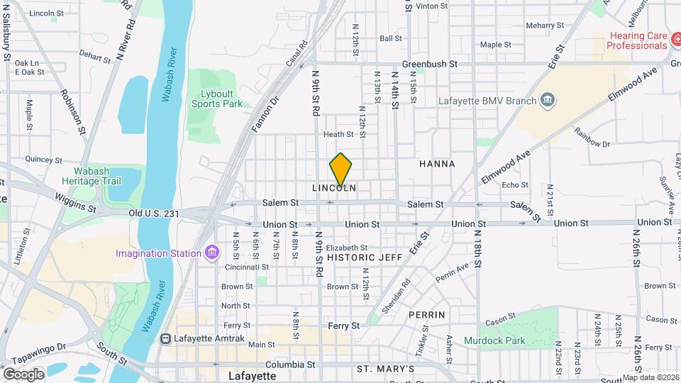 913 N 10th St Map and Location Details