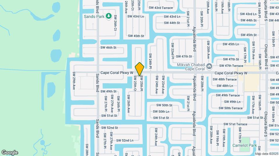 4810 SW 25th Pl Map and Location Details