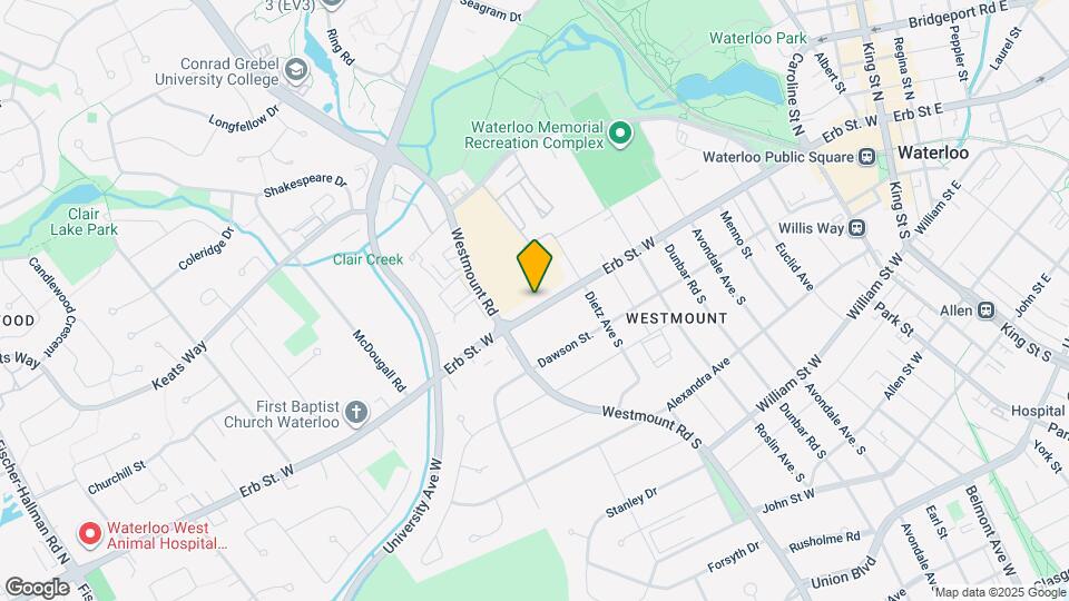 210 Erb St. W Map and Location Details