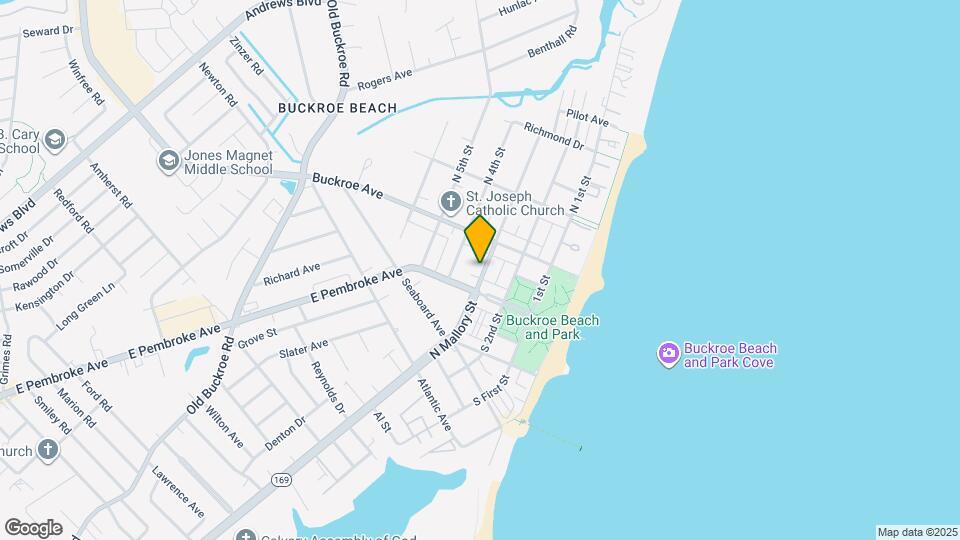 1909 N Mallory St Map and Location Details