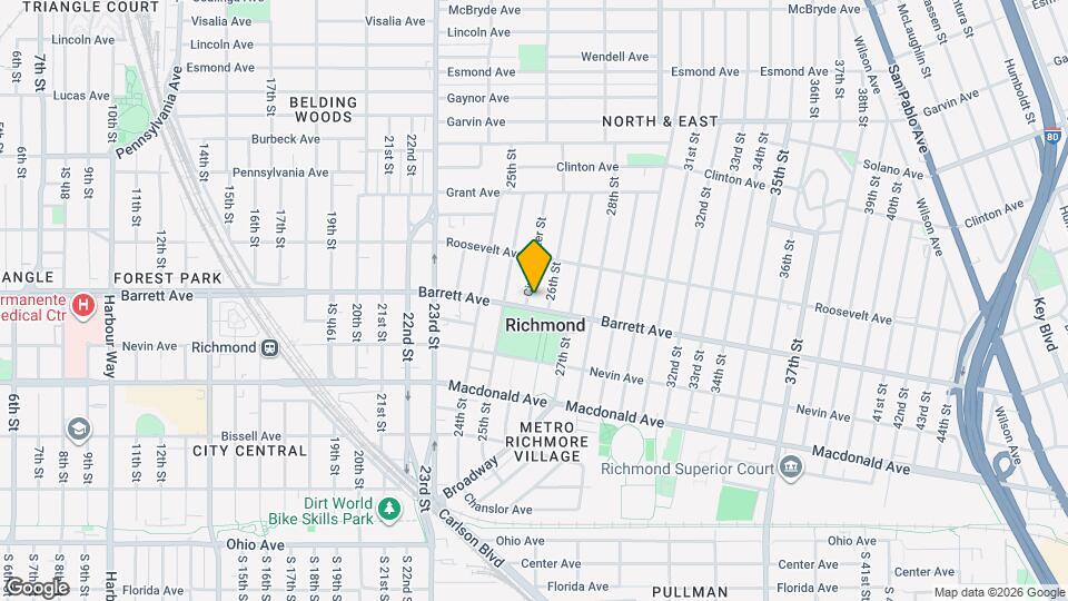 508 Civic Center St Map and Location Details