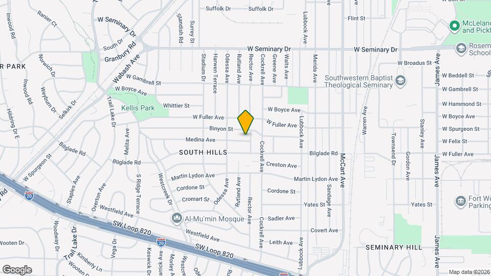 3104 Medina Ave Map and Location Details