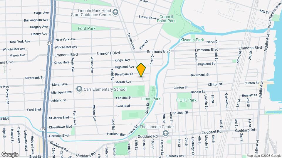 3826 Electric Ave Map and Location Details