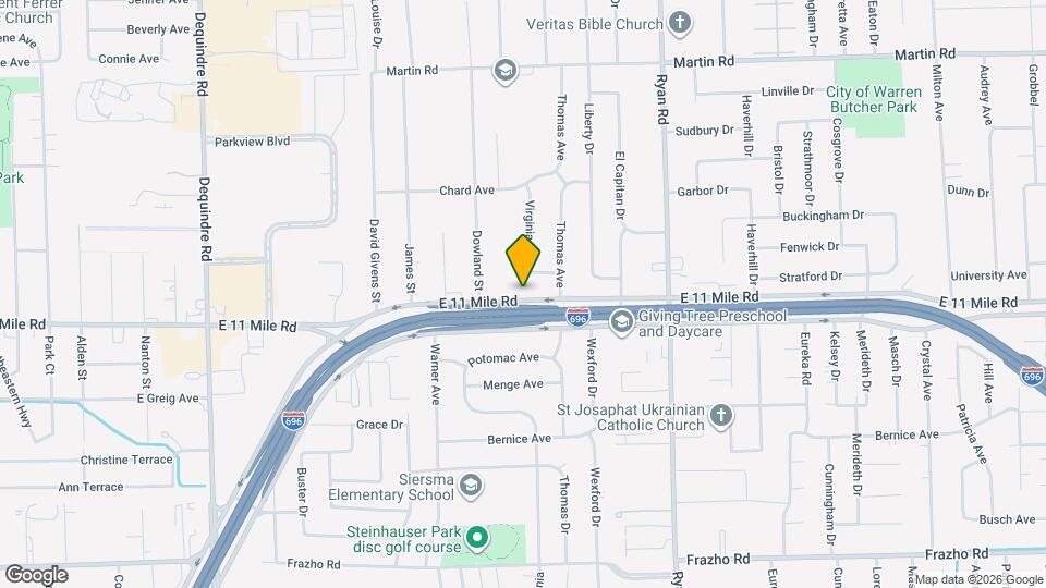 3253 E 11 Mile Rd Map and Location Details