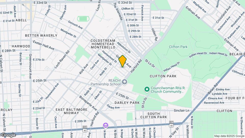 1749 Homestead St Map and Location Details
