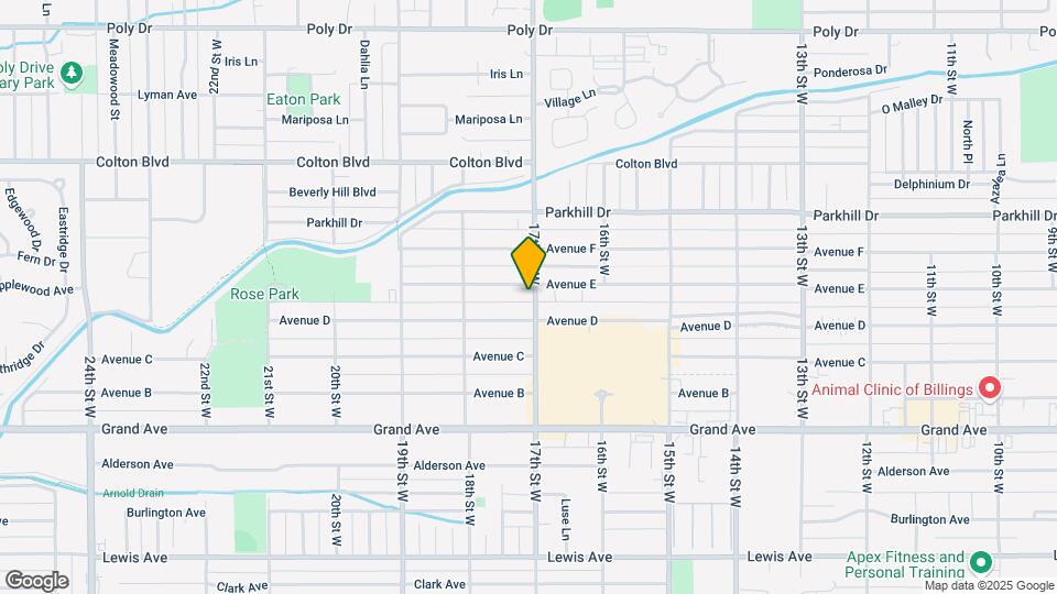 1702 Avenue E Map and Location Details