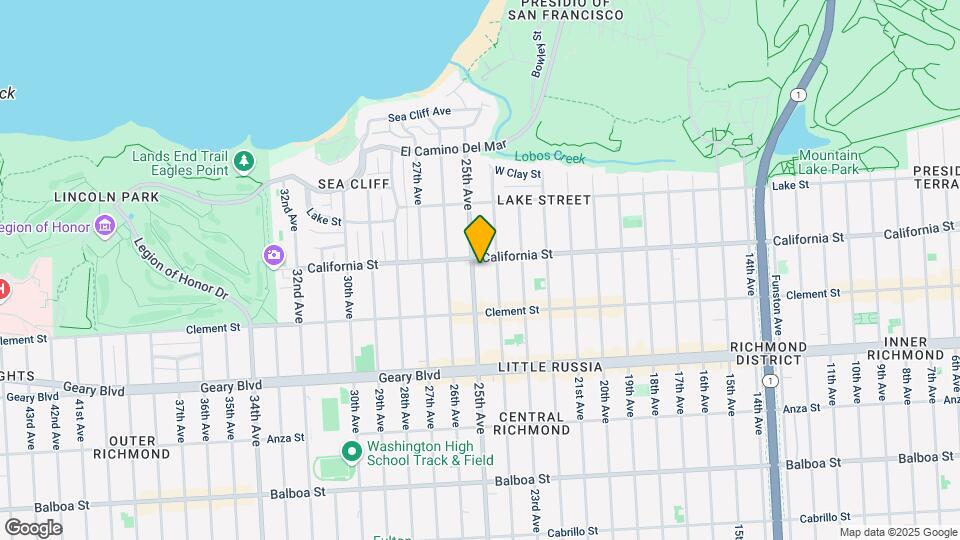 318 25th Ave Mapa y Detalles de la Ubicación