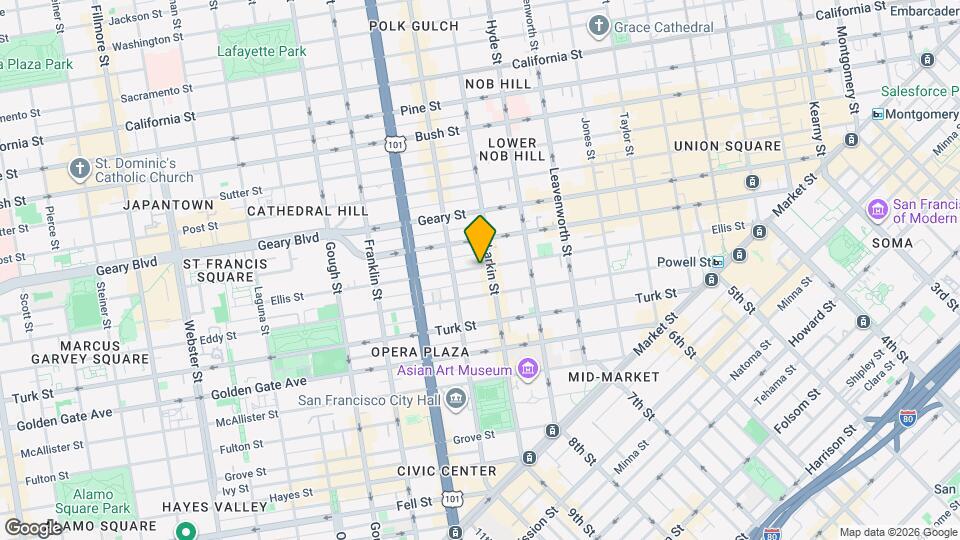 723 Ellis St Mapa y Detalles de la Ubicación