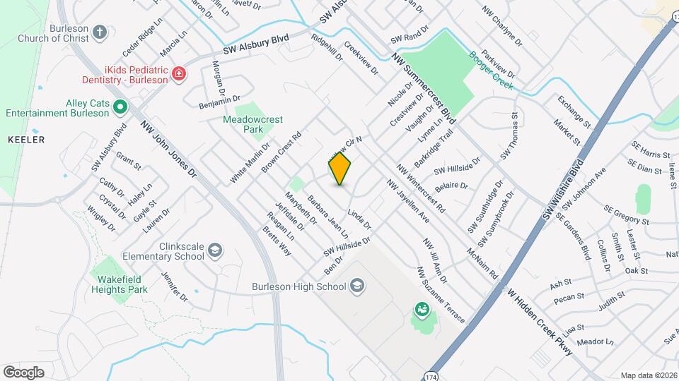 513 Willow Cir W Map and Location Details