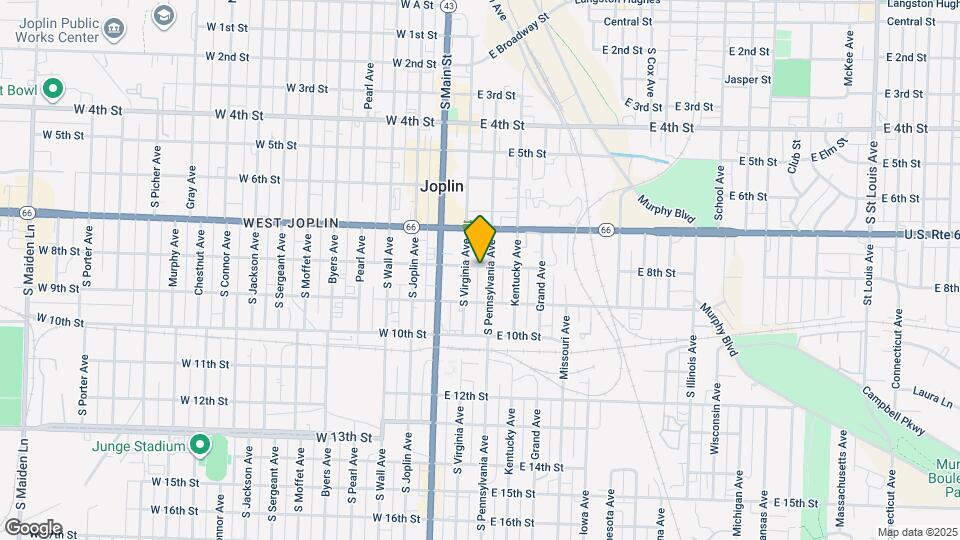 214 E 8th St Map and Location Details