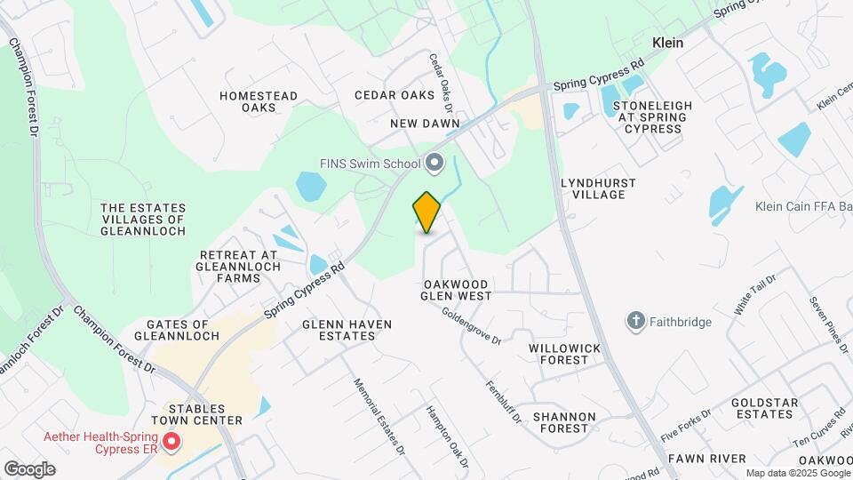 18617 Hiddenbay Way Map and Location Details