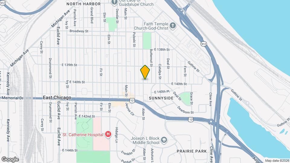 3943 Alder St Map and Location Details