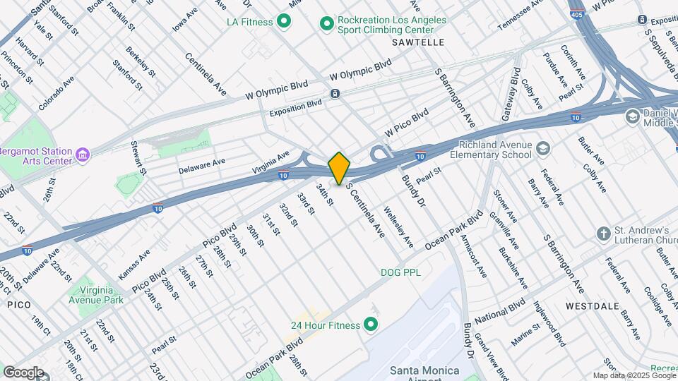 2403 Centinela Ave Mapa y Detalles de la Ubicación