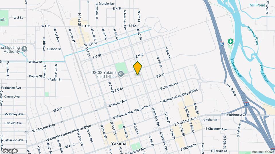 406 N Naches Ave Mapa y Detalles de la Ubicación