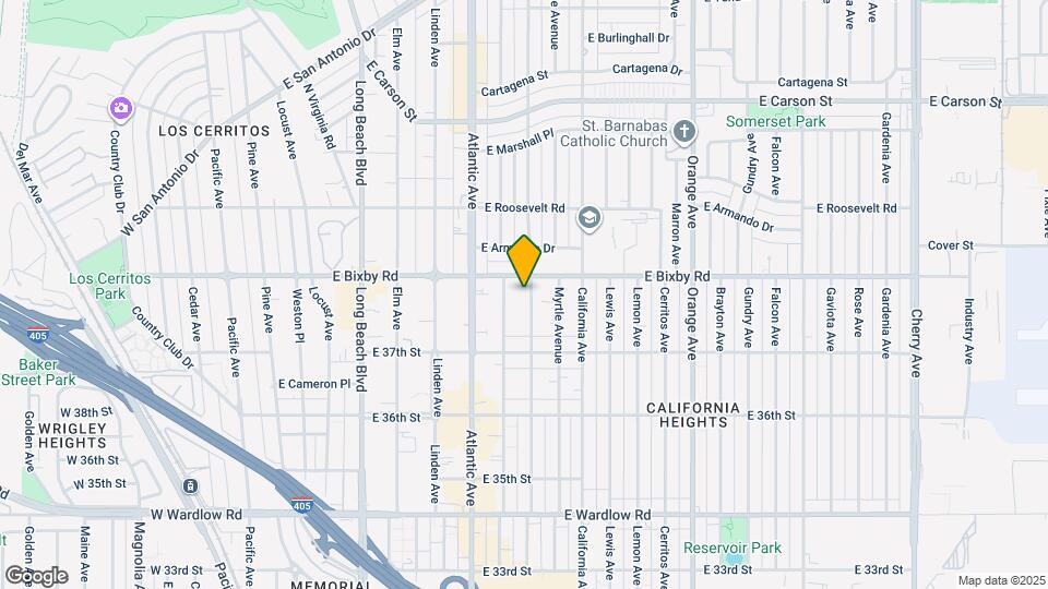 3751 Olive Ave, Unit B Map and Location Details