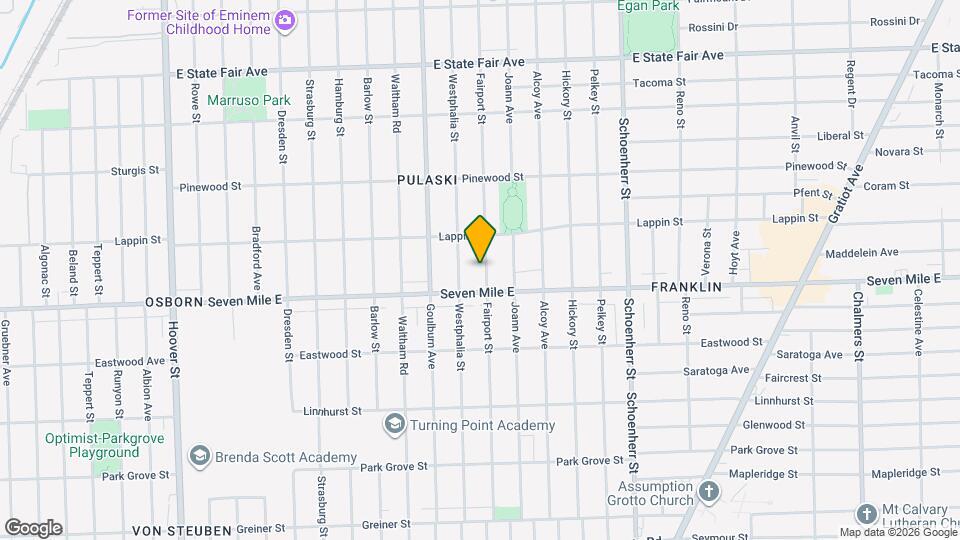 19143 Fairport St Map and Location Details