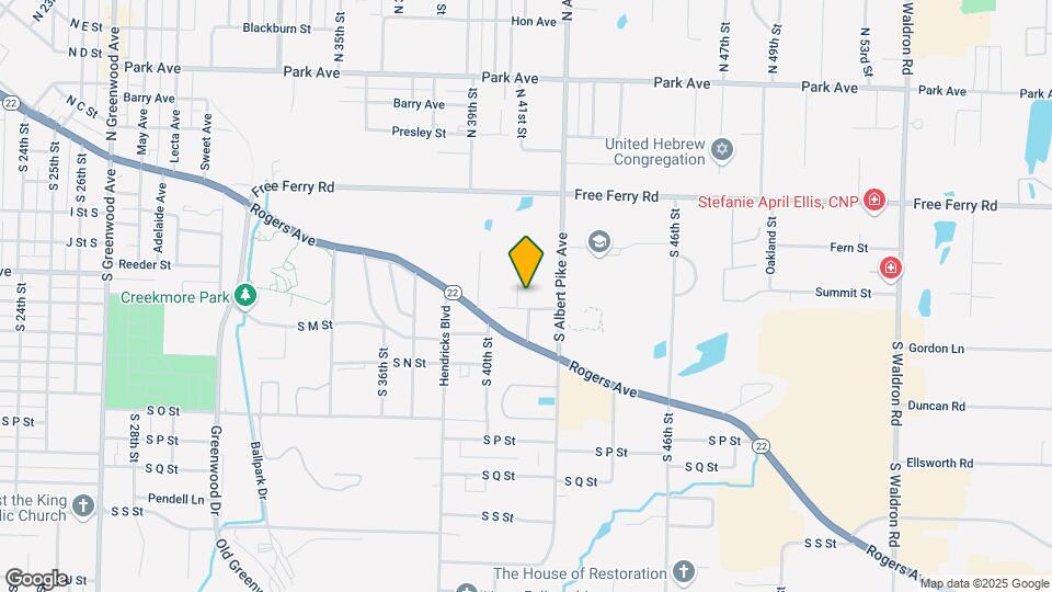 1213 S 41st Cir Map and Location Details
