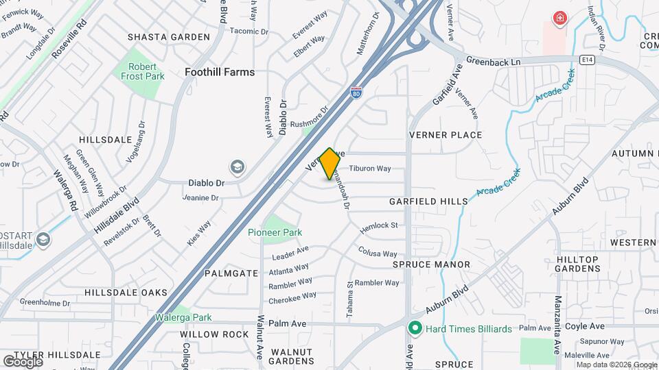 5233 Calistoga Way Map and Location Details