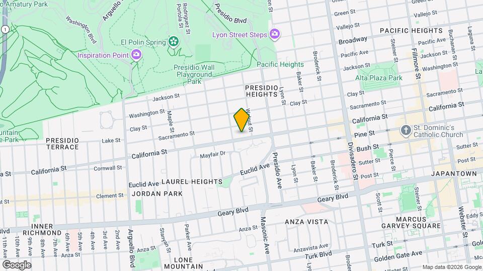 3326 California St Map and Location Details