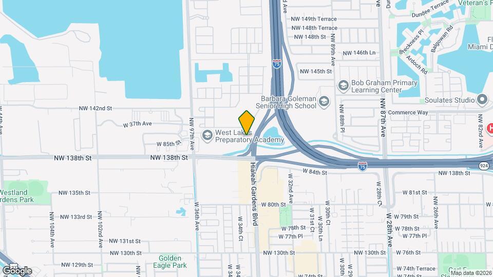 8521 W 33rd Ave Map and Location Details