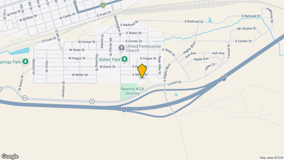 711 Miller Ct, Unit #A Map and Location Details