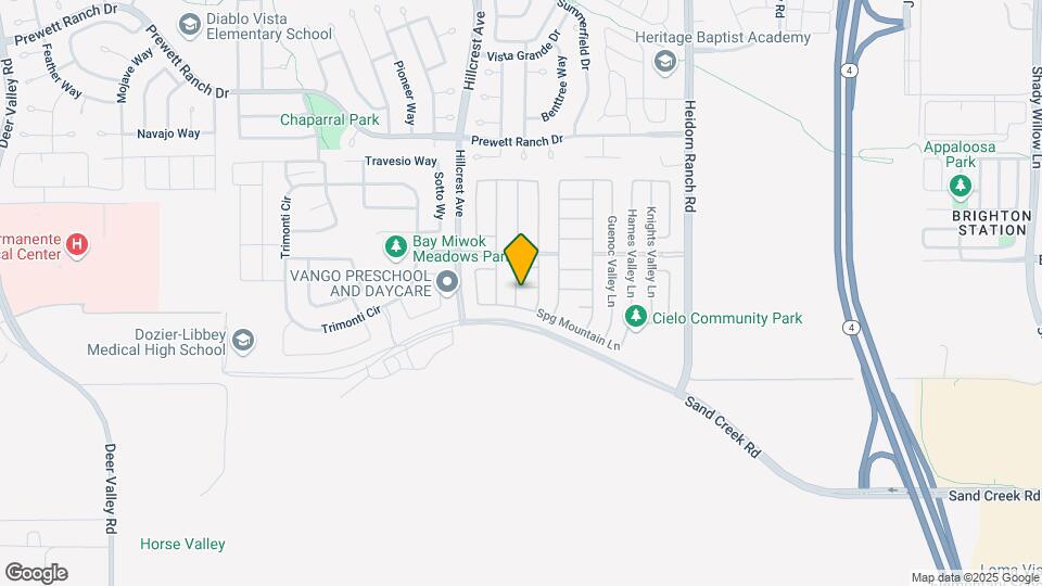 5353 Central Coast Ln Map and Location Details