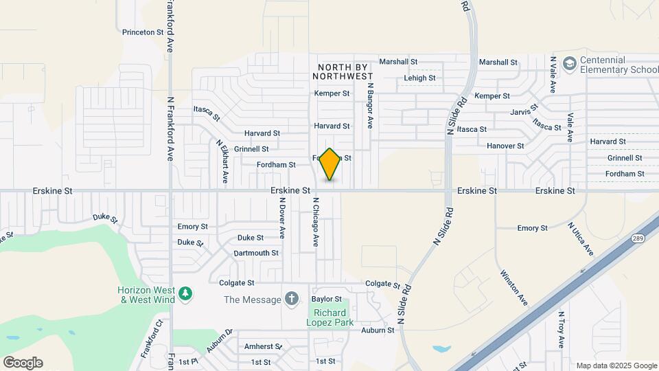 602 N Brentwood Ave Map and Location Details