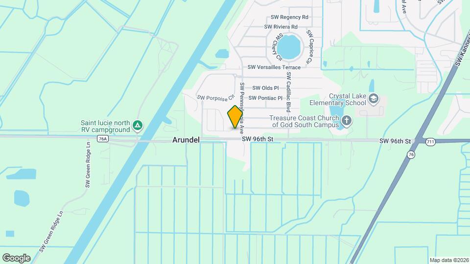 9706 SW Purple Martin Way Mapa y Detalles de la Ubicación