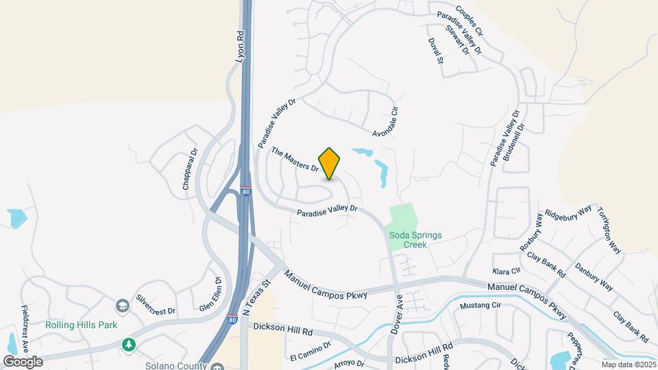 877 Emerald Hills Cir Map and Location Details