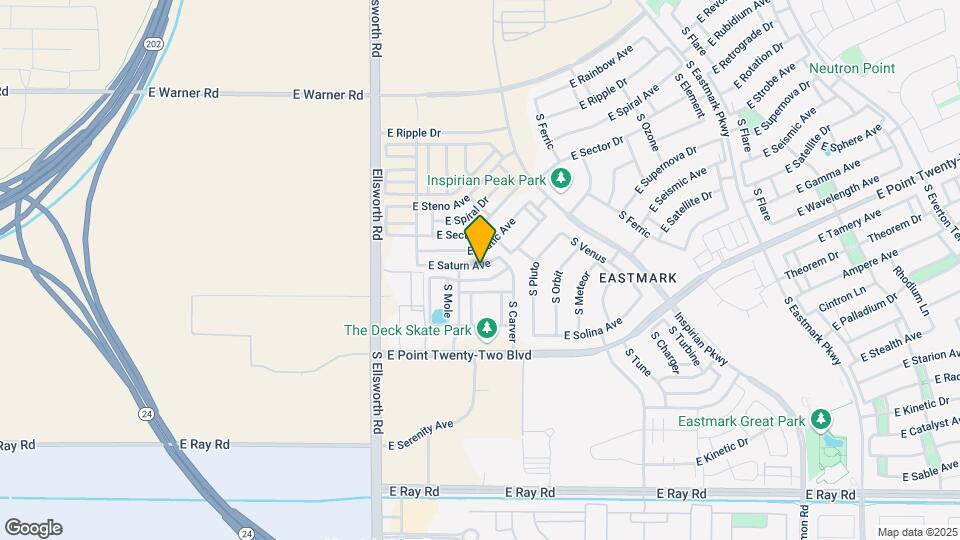 9405 E Saturn Ave Map and Location Details