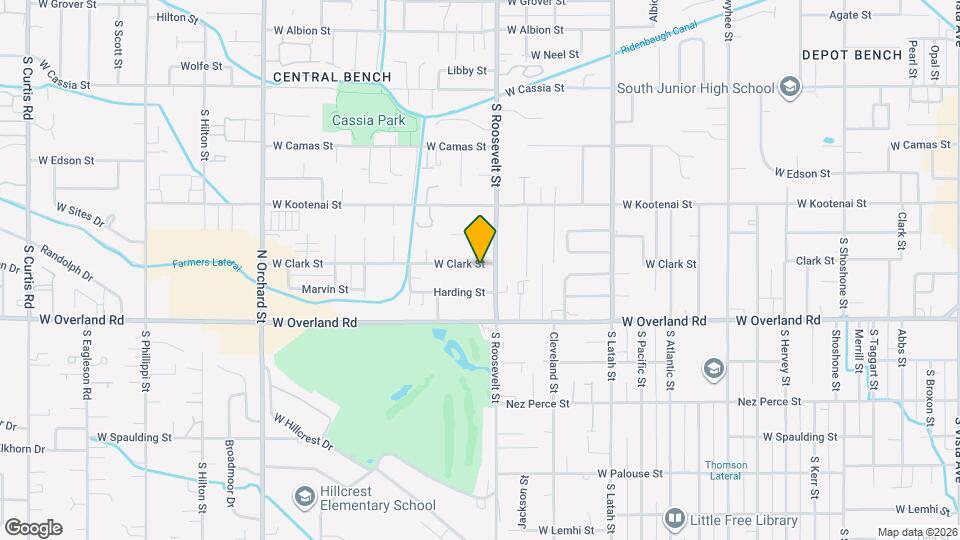 4213 W Clark St Map and Location Details