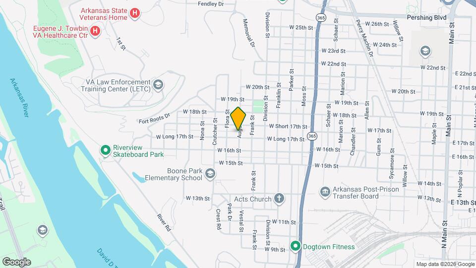 1701 W Long 17th St Mapa y Detalles de la Ubicación