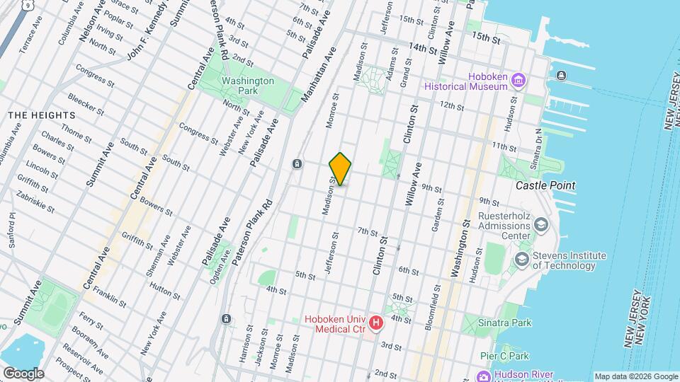 800-898 Jefferson St Map and Location Details