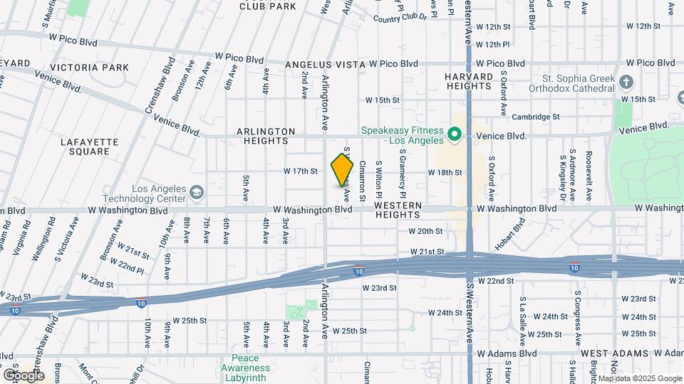 1827 S Van Ness Ave Map and Location Details
