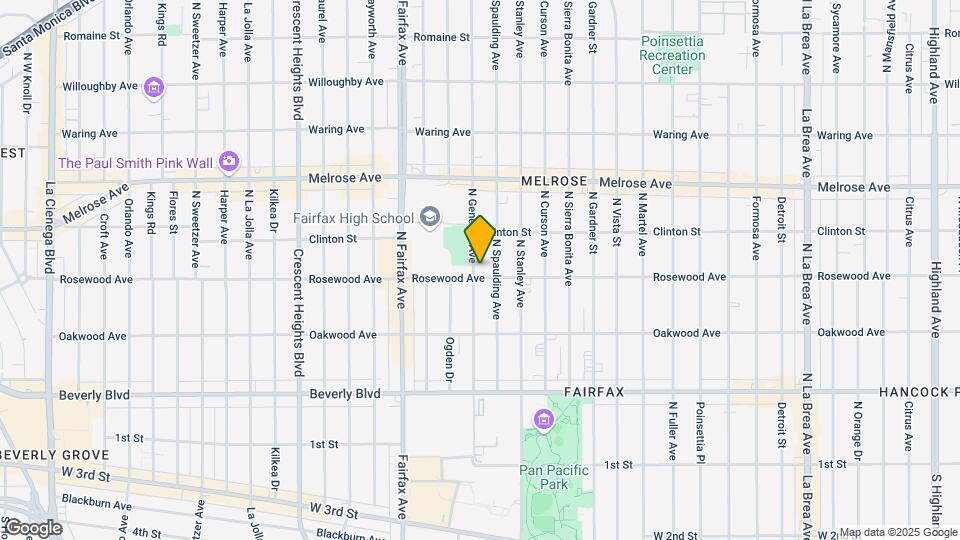 506 N Genesee Ave Map and Location Details
