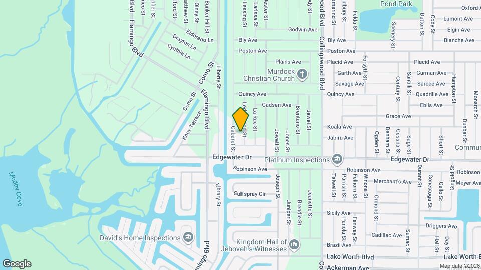 3471 Ledgewood St Map and Location Details