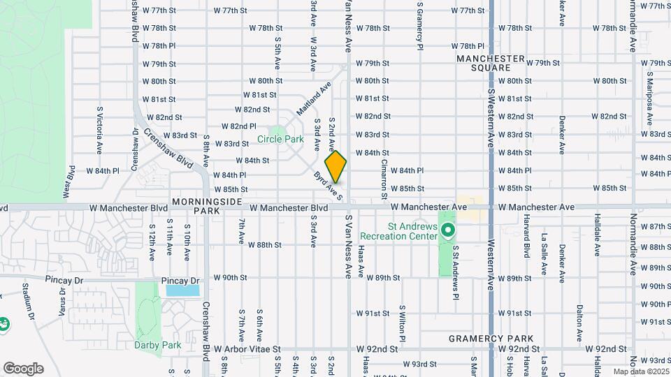 8500 Byrd Ave Mapa y Detalles de la Ubicación