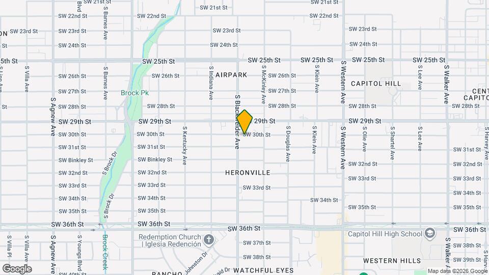1236 SW 30th St Map and Location Details