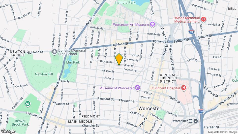 48 Bowdoin St Mapa y Detalles de la Ubicación