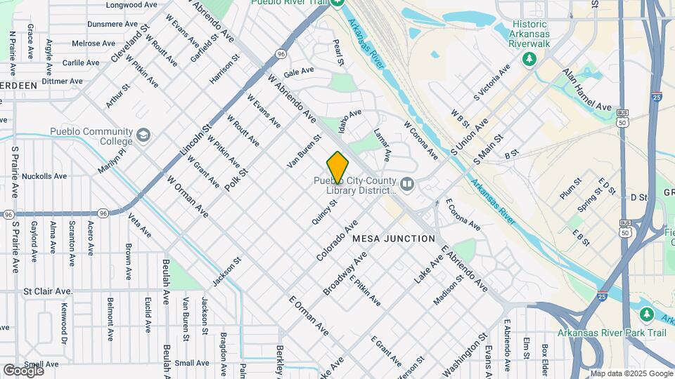 201 Quincy St Map and Location Details